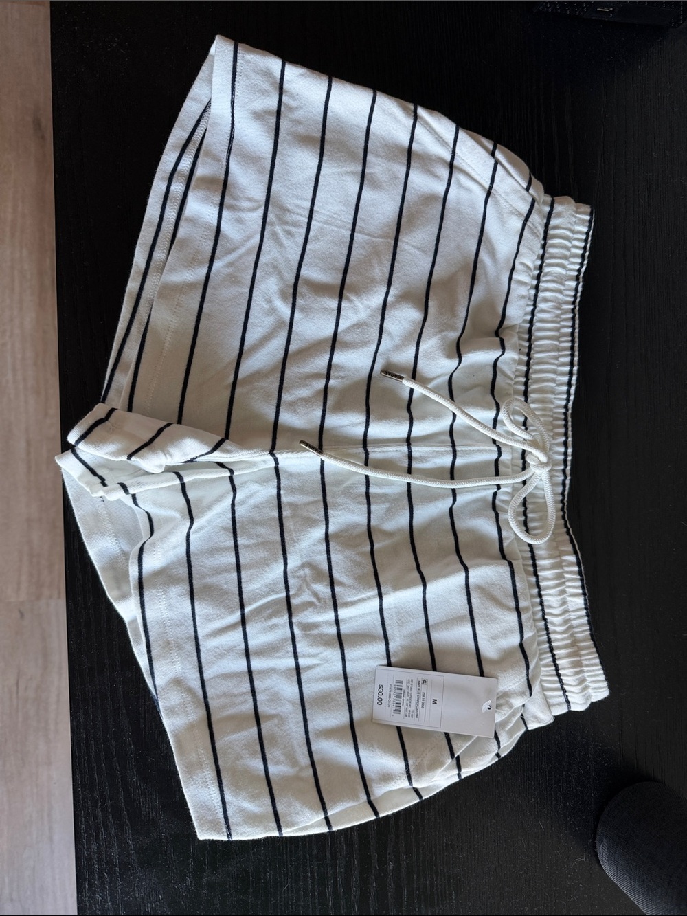 NWT Parke x Target Navy Striped Shorts Size Medium